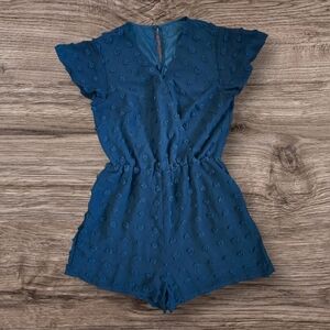 Btfbm Loyal Blue swiss dot romper